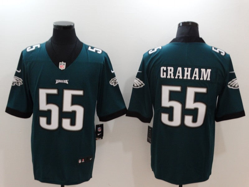 Men's Philadelphia Eagles Brandon Graham Midnight Green Game Jersey
