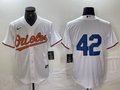 Men's Baltimore Orioles White 2024 Jackie Robinson Day Home Limited Jersey