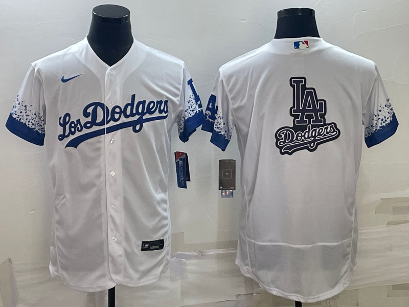 Men's Los Angeles Dodgers White Replica Player Jersey
