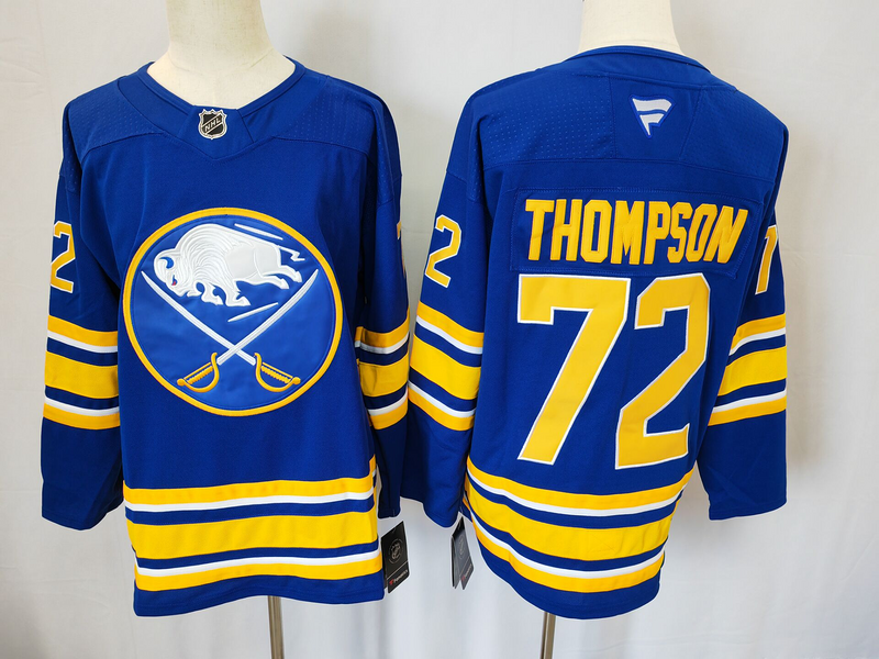Men's Buffalo Sabres Tage Thompson Fanatics Royal Player Jersey