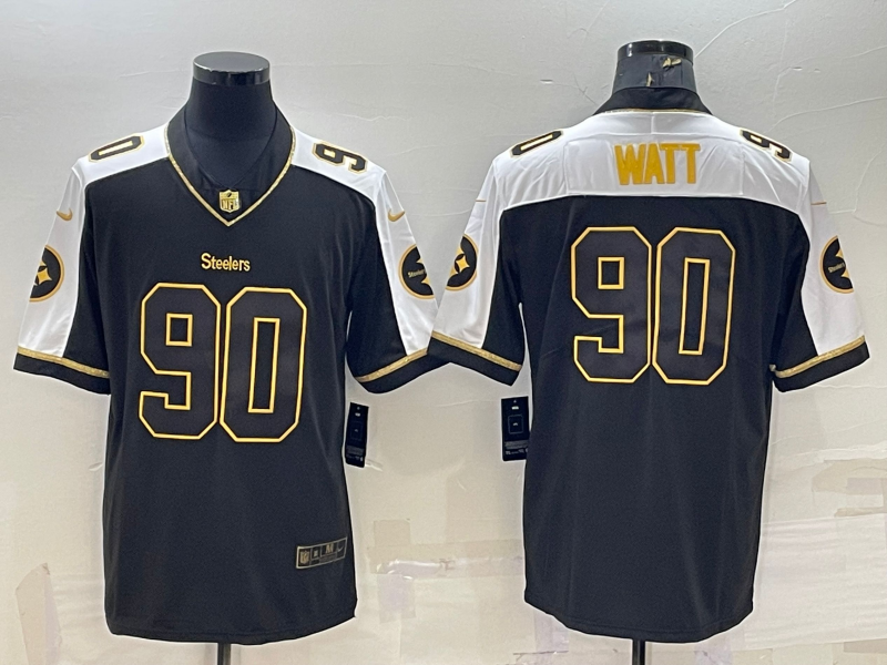 Men's Pittsburgh Steelers T.J. Watt Black Game Jersey
