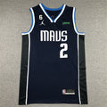 Men's Dallas Mavericks Kyrie Irving Navy 2022/23 Statement Edition Swingman Jersey