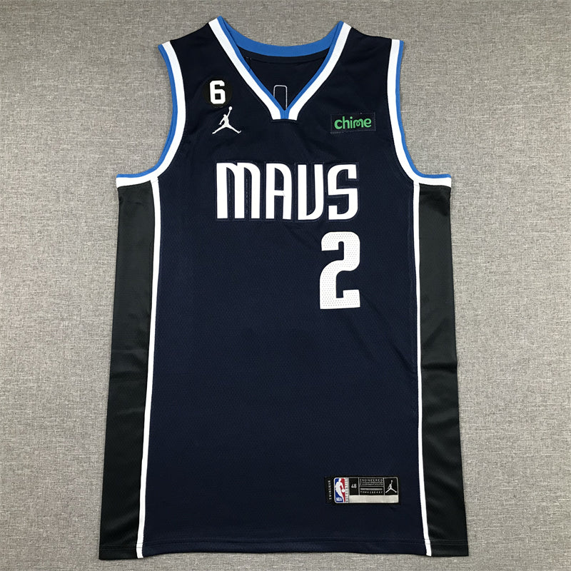 Men's Dallas Mavericks Kyrie Irving Navy 2022/23 Statement Edition Swingman Jersey