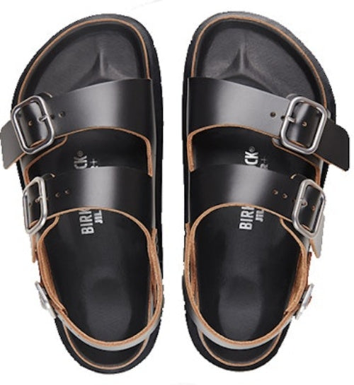 Birkenstock Jil Sander Milano Double Buckle 1020191 Black Sandals