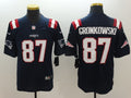 Men's New England Patriots Rob Gronkowski Navy Game Player Jersey