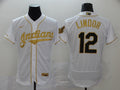 Men's Cleveland Guardians Francisco Lindor White Replica Player Jersey