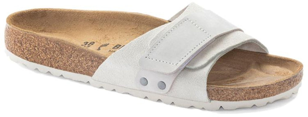 Birkenstock Oita 1024226 Suede Leather Antique White Sandals