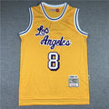 Men's Los Angeles Lakers Kobe Bryant Yellow 1996-97 Hardwood Classics Authentic Jersey