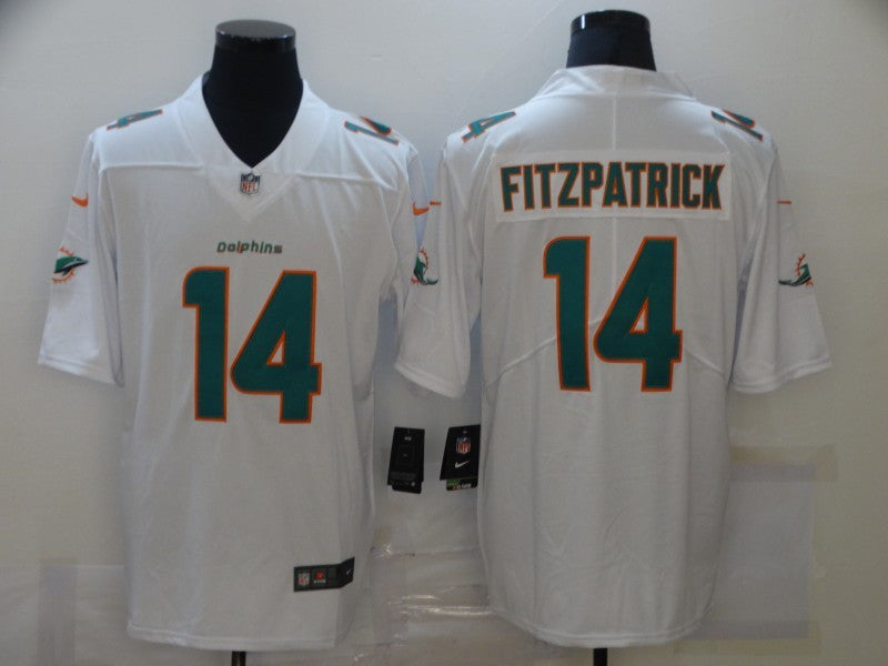 Men's Miami Dolphins Ryan Fitzpatrick White Game Jersey