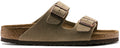 Birkenstock Arizona Soft Footbed Suede Leather 951301 Taupe Sandals