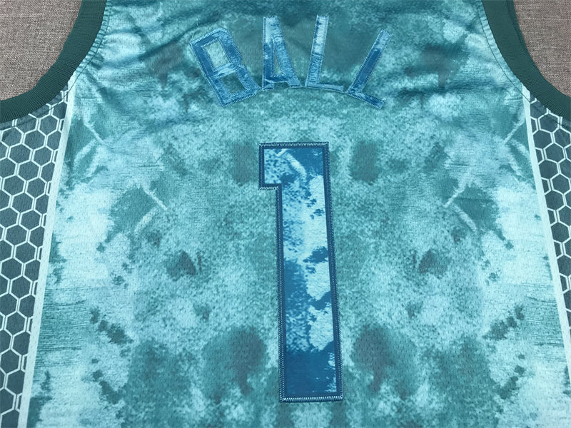 Men's Charlotte Hornets LaMelo Ball Teal Select Series Swingman Jersey