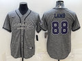 Men's Dallas Cowboys CeeDee Lamb Gray Player Jersey Joint Edition