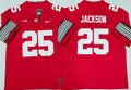 Men's Ohio State Buckeyes Bo Jackson Red Player Jersey