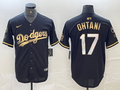 Men's Los Angeles Dodgers Shohei Ohtani Black Limited Game Jersey