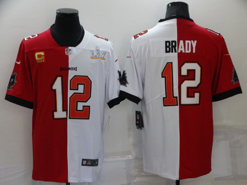 Men's Tampa Bay Buccaneers Tom Brady Red/White Game Jersey