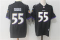 Men's Baltimore Ravens Terrell Suggs Black Game Jersey