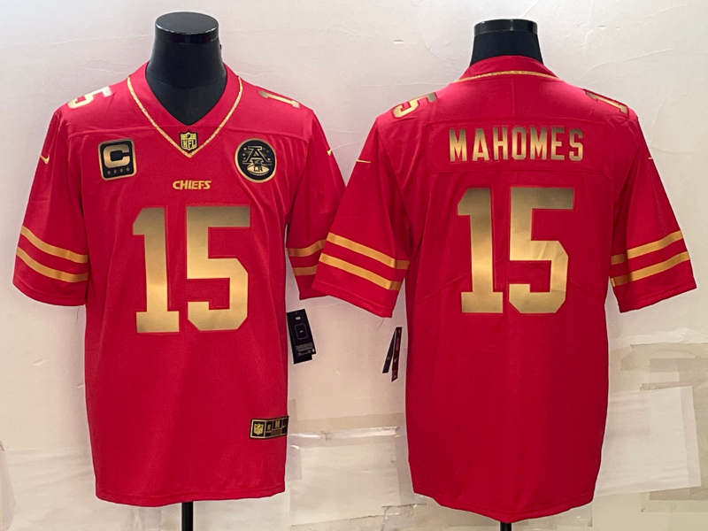 Men's Kansas City Chiefs Patrick Mahomes Red Player Game Jersey