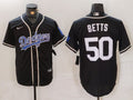 Men's Los Angeles Dodgers Mookie Betts Black Replica Team Jersey
