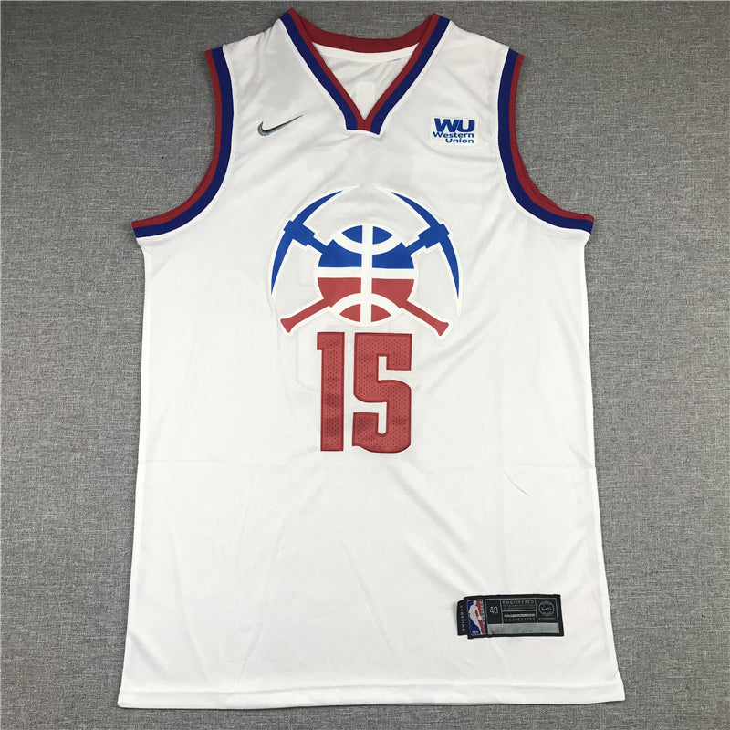 Men's Denver Nuggets Nikola Jokic White Swingman Jersey - Reward version