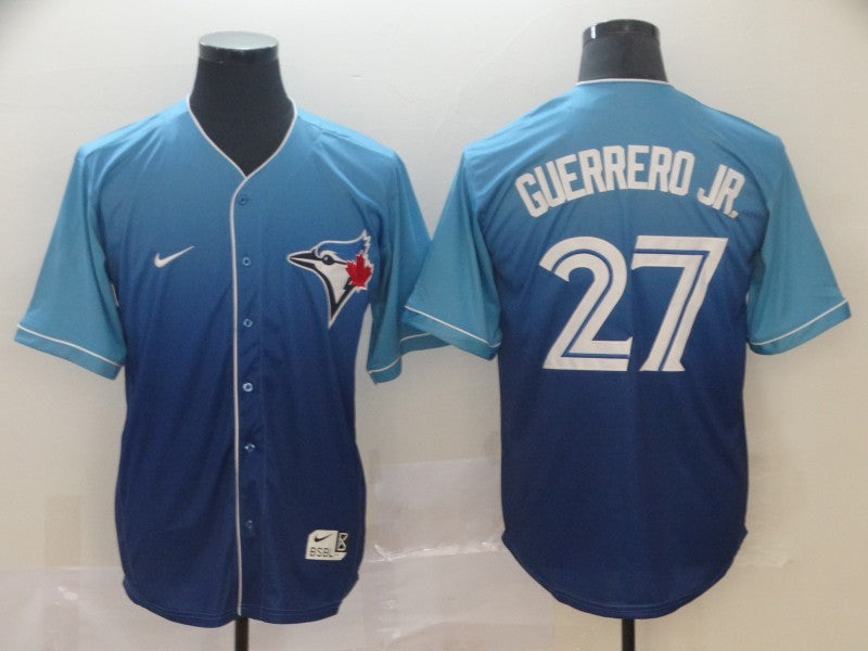 Men's Toronto Blue Jays Vladimir Guerrero Jr. Blue Stitched Jersey
