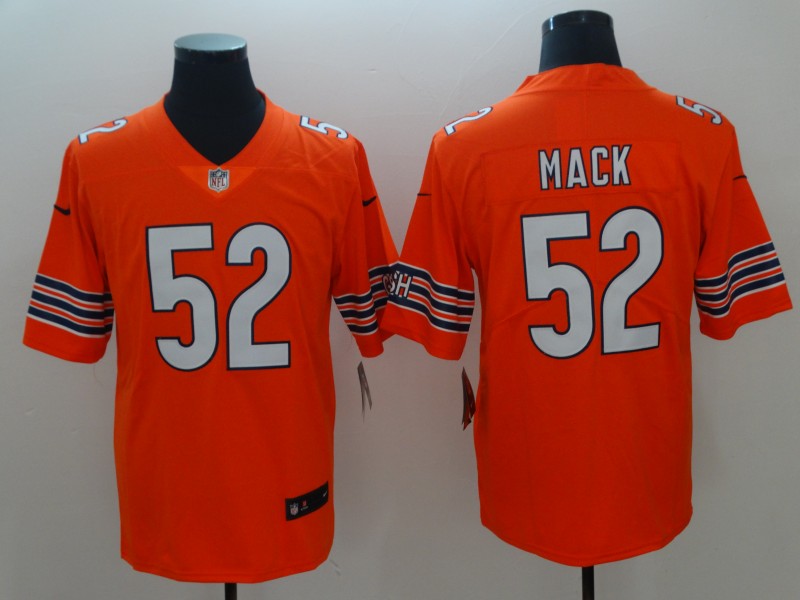 Men's Chicago Bears Khalil Mack Season Jersey Orange
