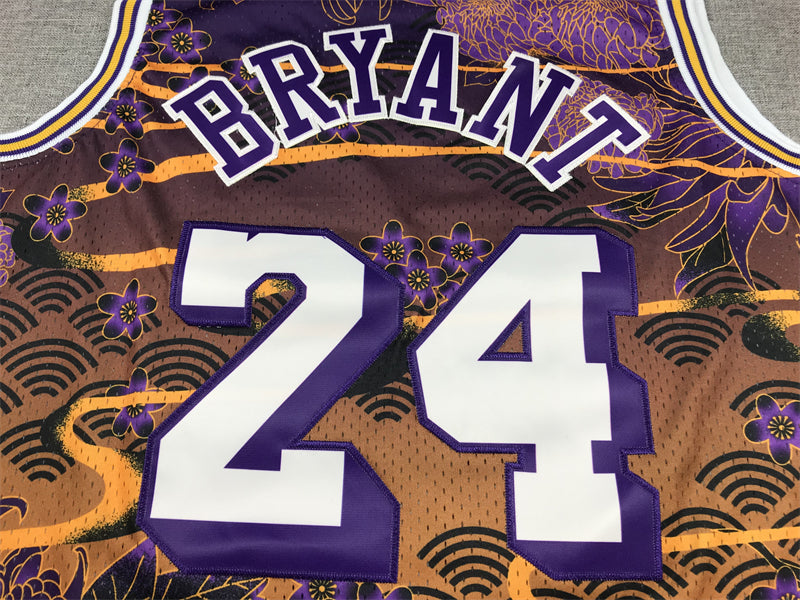 Men's Los Angeles Lakers Kobe Bryant Year of Rabbit Edition Hardwood Classics Swingman Jersey