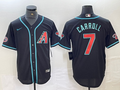 Men's Arizona Diamondbacks Corbin Carroll Black Replica Player Jersey