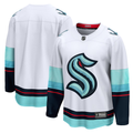 Men's Seattle Kraken Fanatics White Away Breakaway Blank Jersey