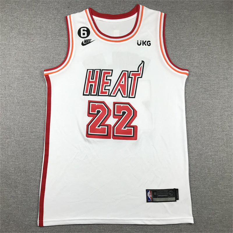 Men's Miami Heat Jimmy Butler White 2022/23 Swingman Jersey - Classic Edition