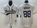 Men's Chicago White Sox Luis Robert White Replica Player Jersey Joint Edition
