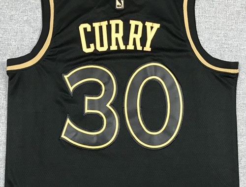 Men's Golden State Warriors Stephen Curry Black Classic Swingman Jersey