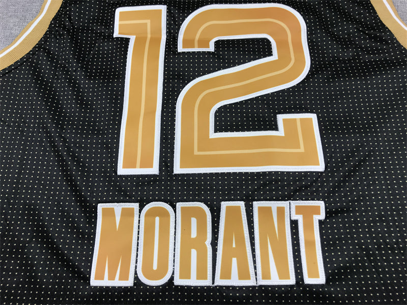 Men's Memphis Grizzlies Ja Morant Black Select Series Swingman Jersey