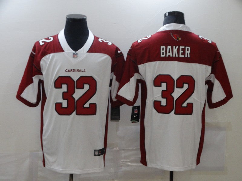 Men's Arizona Cardinals Budda Baker White Game Player Jersey