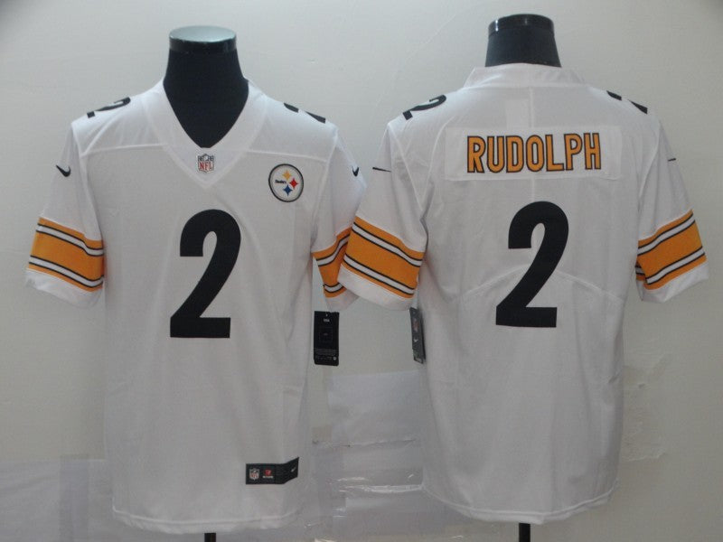 Men's Pittsburgh Steelers Mason Rudolph White Game Jersey