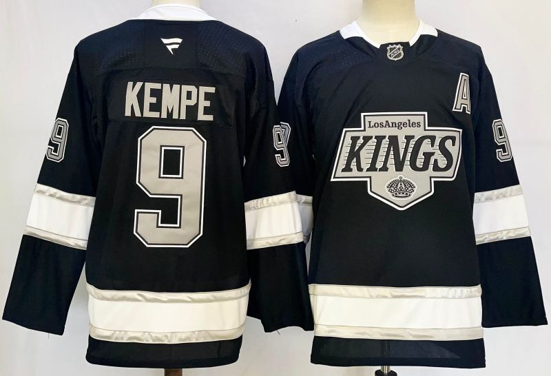 Men's Los Angeles Kings Adrian Kempe Fanatics Black Player Jersey