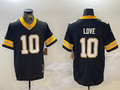 Men's Green Bay Packers Jordan Love Black Player Jersey