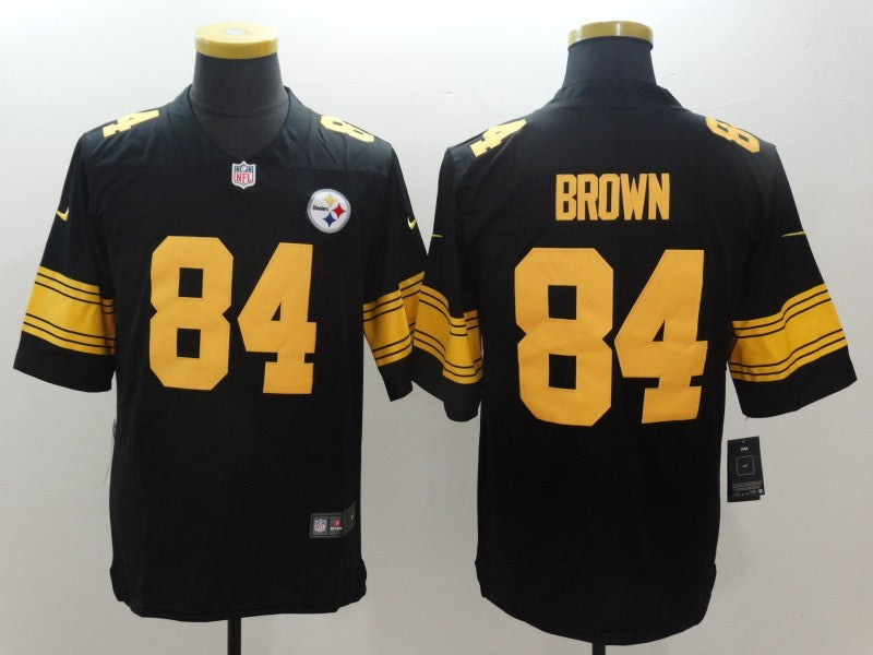 Men's Pittsburgh Steelers Antonio Brown Black Alternate Legend Jersey