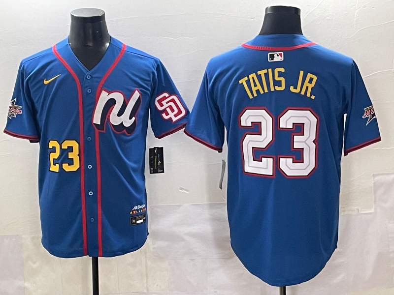 Men's National League Fernando Tatis Jr. Blue 2025 All-Star Edition Limited Player Jersey