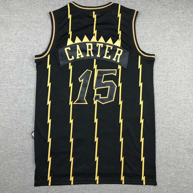 Men's Toronto Raptors Vince Carter 1998-99 Black Hardwood Classics Swingman Jersey