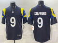 Men's Los Angeles Rams Matthew Stafford Midnight Blue 2025 Rivalries Collection Game Jersey