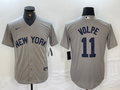 Men's New York Yankees Anthony Volpe Gray Limited Game Jersey