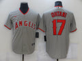 Men's Los Angeles Angels Shohei Ohtani Gray Sewn Baseball Jersey