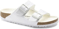 Birkenstock Arizona 1019046 Birko-Flor Narrow Fit White Fashion Slippers