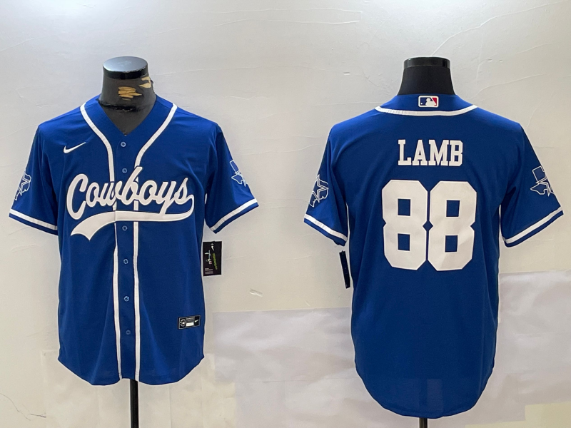 Men's Dallas Cowboys CeeDee Lamb Royal Game Jersey