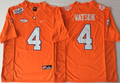 Men's Clemson Tigers Deshaun Watson Orange Game Jersey