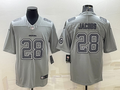 Men's Las Vegas Raiders Josh Jacobs Gray Atmosphere Fashion Game Jersey