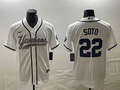 Men's New York Yankees Juan Soto White Player Jersey Joint Edition
