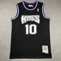 Men's Sacramento Kings Domantas Sabonis Black Hardwood Classics Swingman Jersey