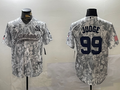 Men's New York Yankees Aaron Judge Arctic Camo 2024 Salute to Service Limited Jersey