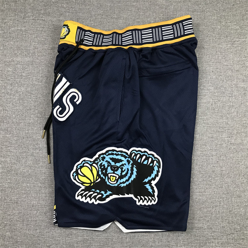 Men's Memphis Grizzlies Navy City Edition Basketball Shorts